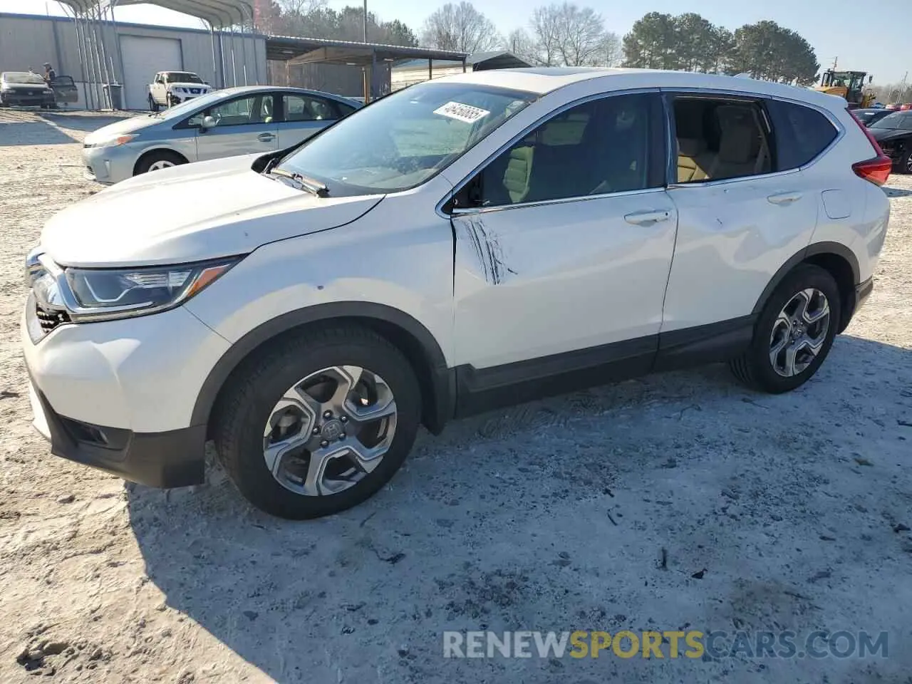 1 Photograph of a damaged car 5J6RW1H50KL008154 HONDA CRV 2019