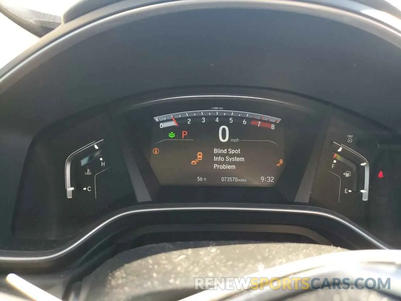 9 Photograph of a damaged car 5J6RW1H50KL008154 HONDA CRV 2019