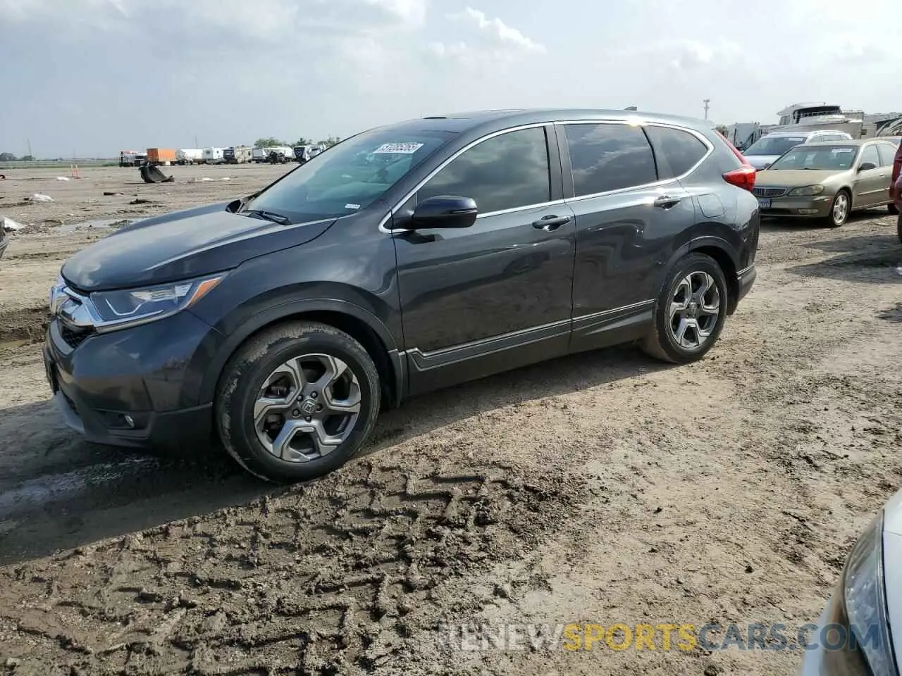 1 Photograph of a damaged car 5J6RW1H51KA005971 HONDA CRV 2019