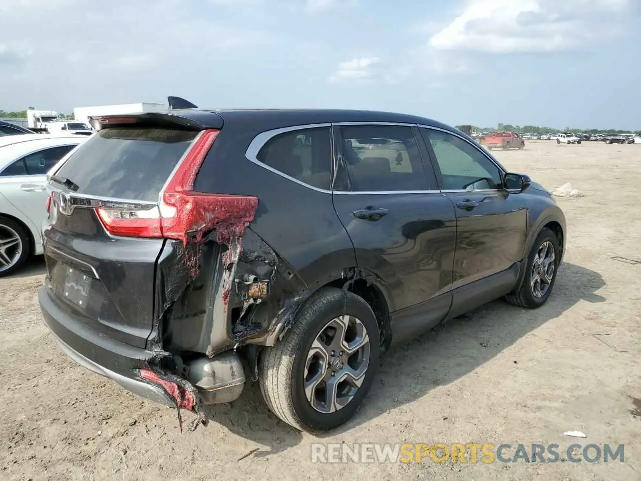 3 Photograph of a damaged car 5J6RW1H51KA005971 HONDA CRV 2019
