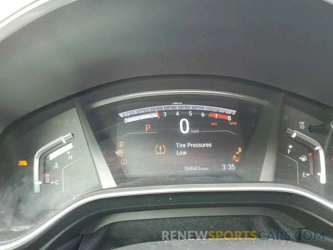 9 Photograph of a damaged car 5J6RW1H51KA005971 HONDA CRV 2019