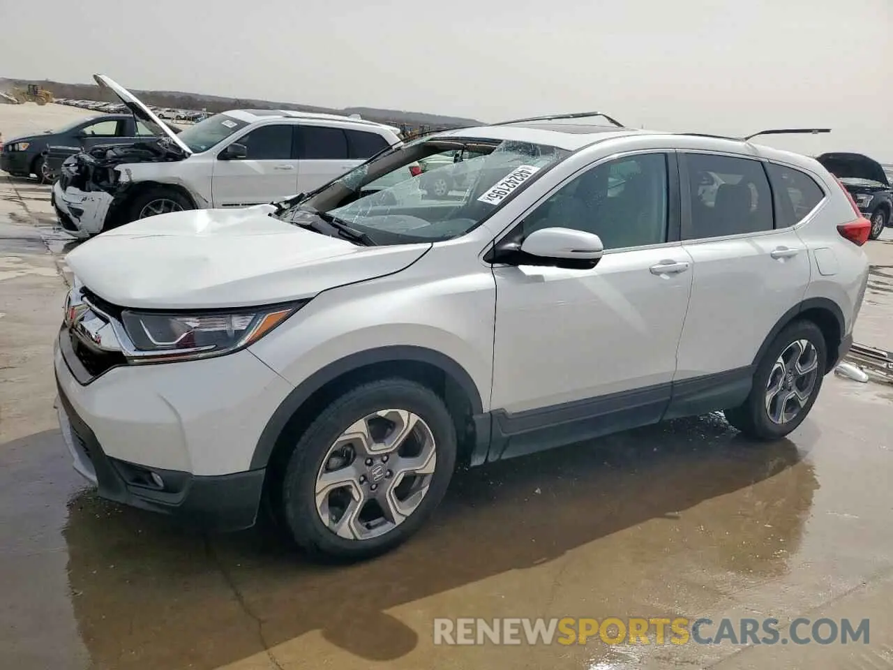 1 Photograph of a damaged car 5J6RW1H51KA039098 HONDA CRV 2019