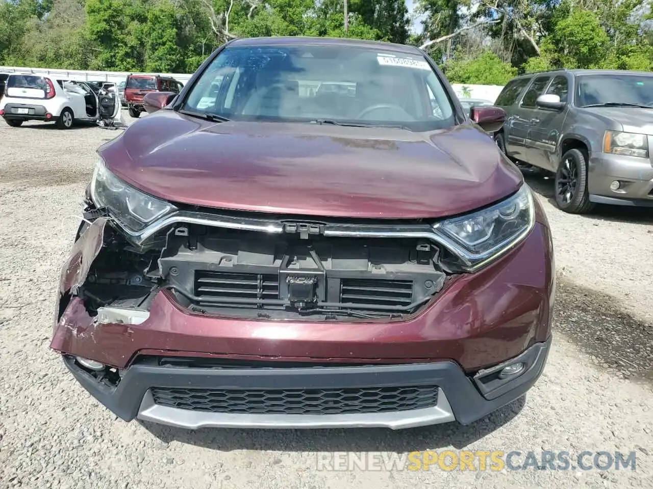 5 Photograph of a damaged car 5J6RW1H52KL004669 HONDA CRV 2019