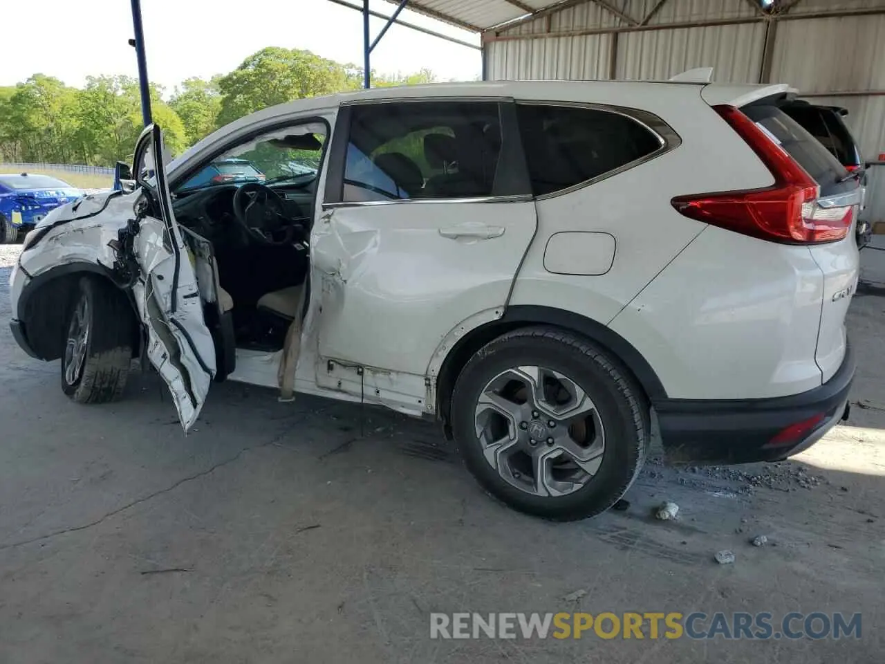 2 Photograph of a damaged car 5J6RW1H52KL008091 HONDA CRV 2019