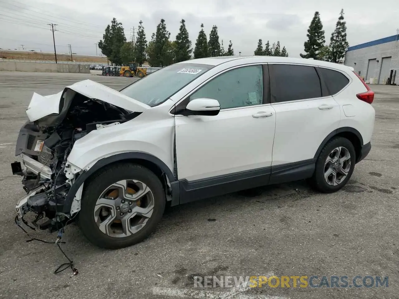 1 Photograph of a damaged car 5J6RW1H54KA009870 HONDA CRV 2019