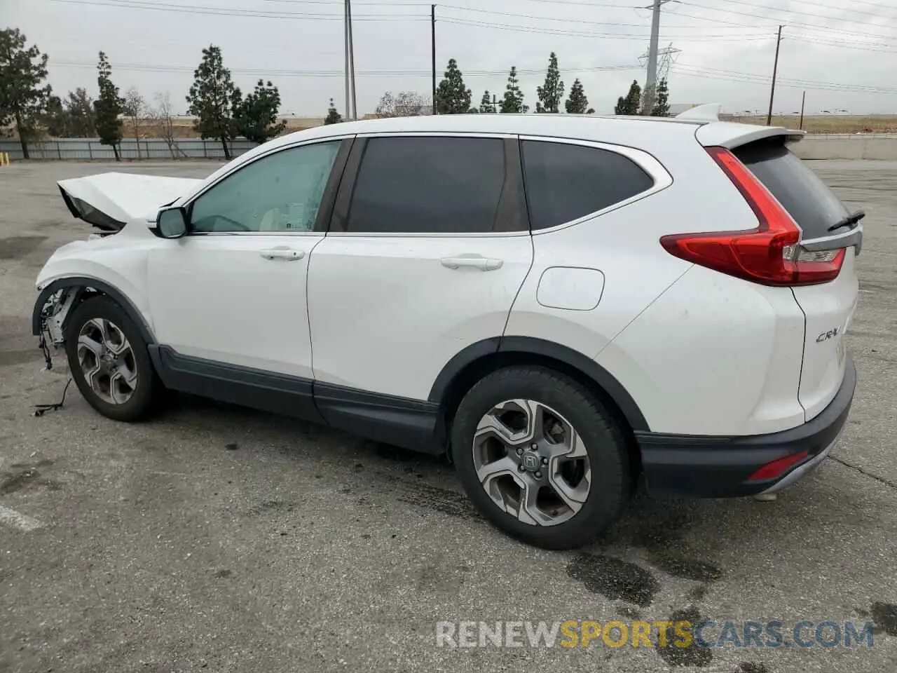 2 Photograph of a damaged car 5J6RW1H54KA009870 HONDA CRV 2019