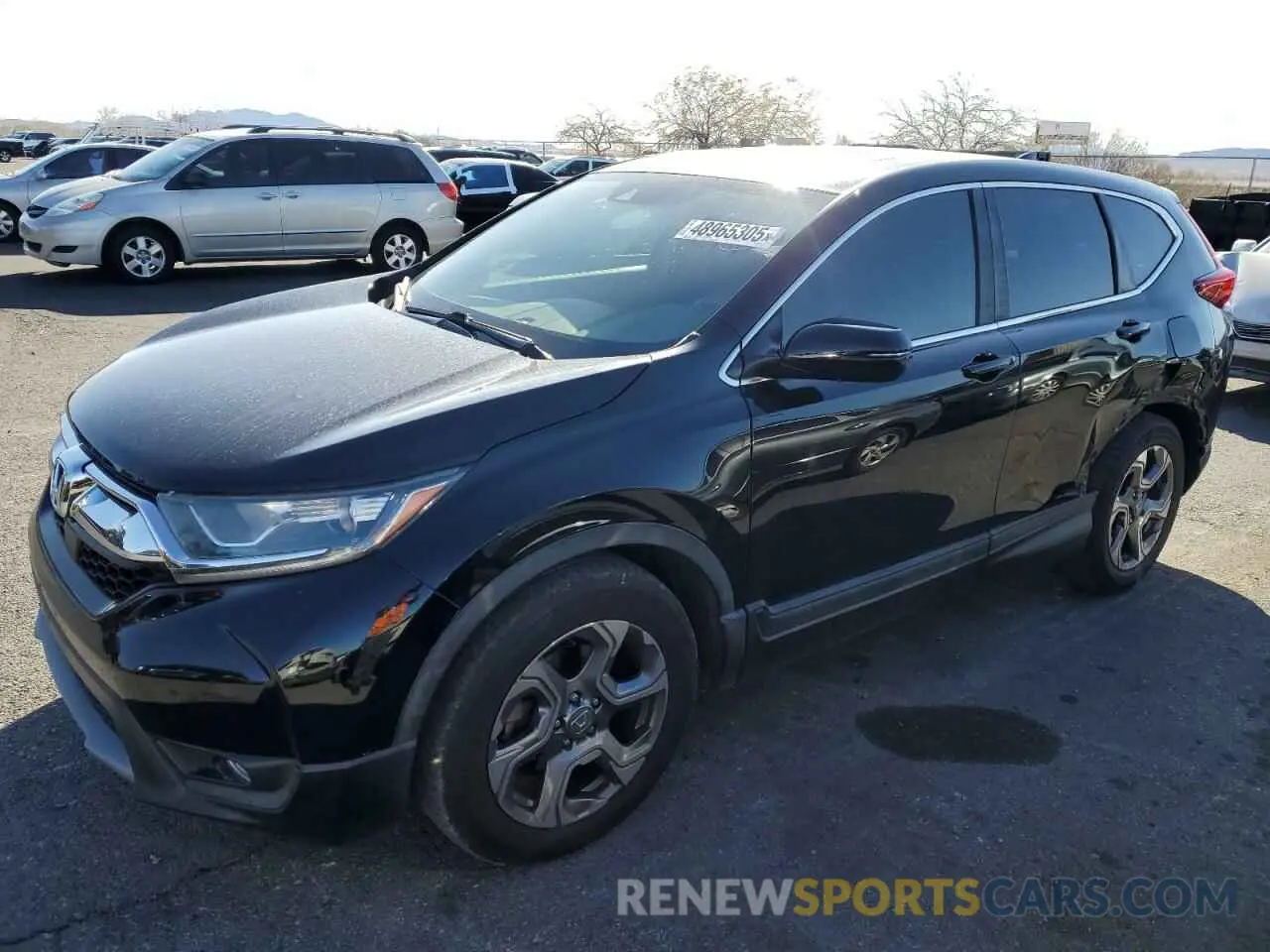1 Photograph of a damaged car 5J6RW1H54KA018827 HONDA CRV 2019
