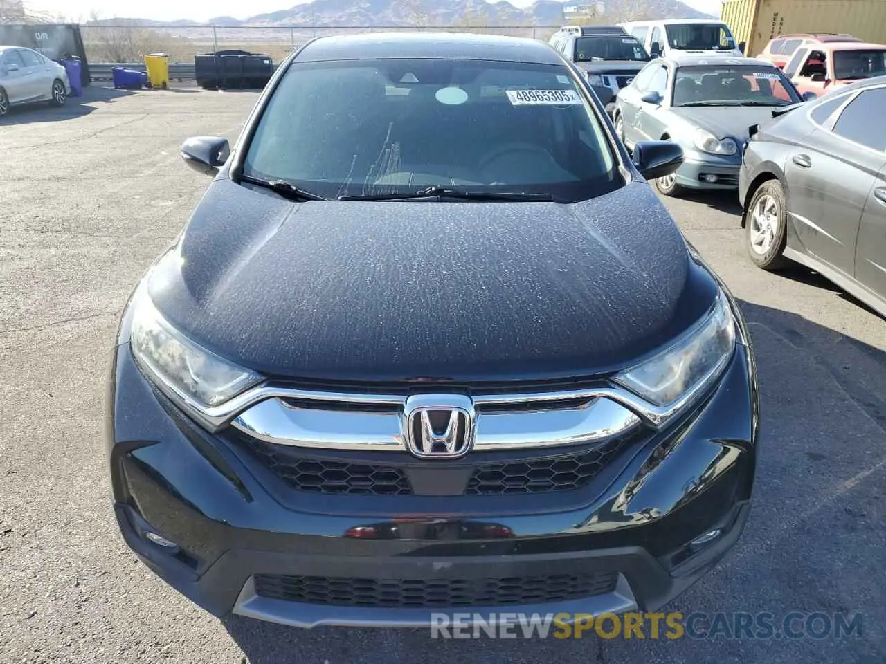 5 Photograph of a damaged car 5J6RW1H54KA018827 HONDA CRV 2019