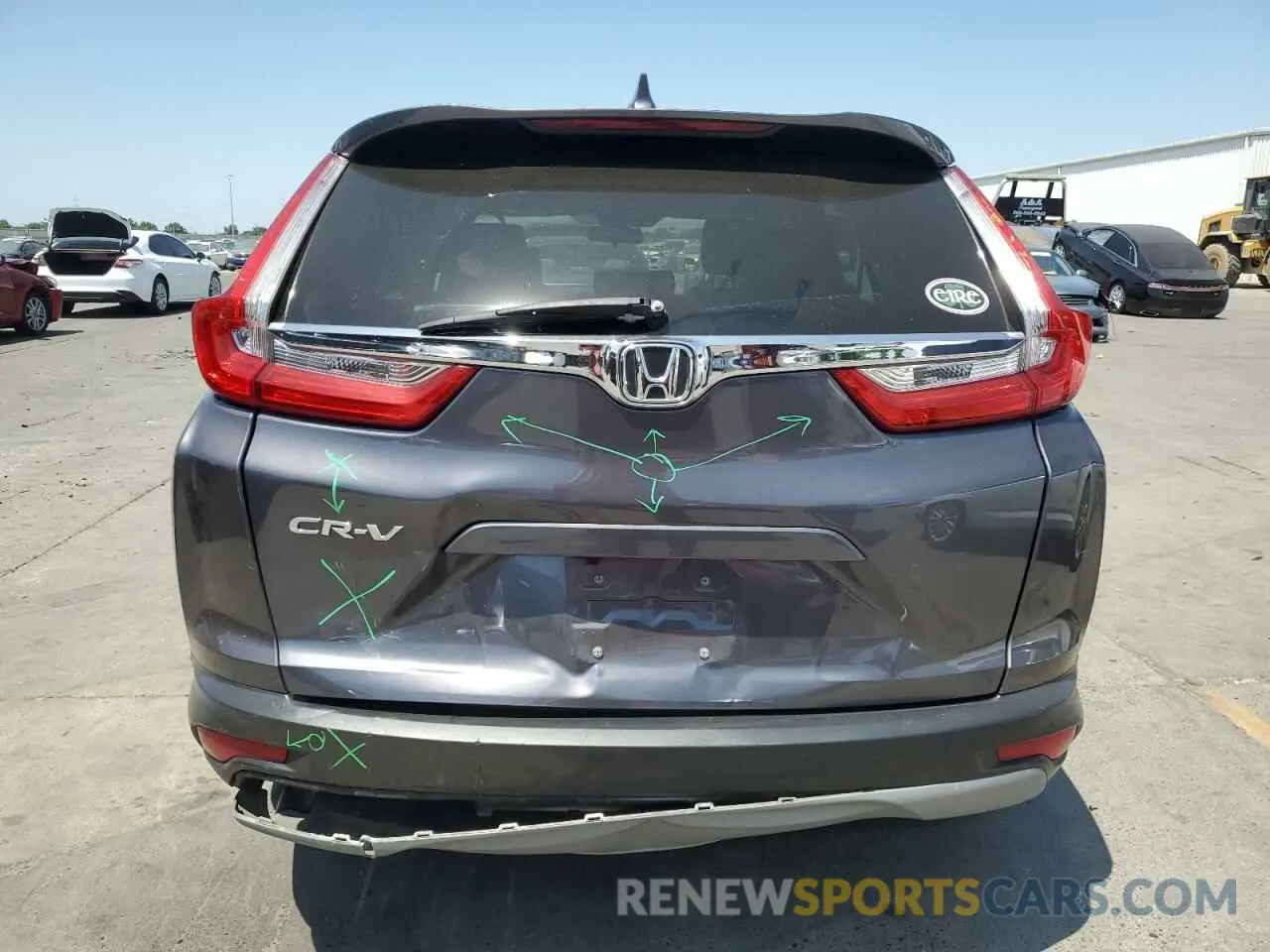 6 Photograph of a damaged car 5J6RW1H54KA028919 HONDA CRV 2019