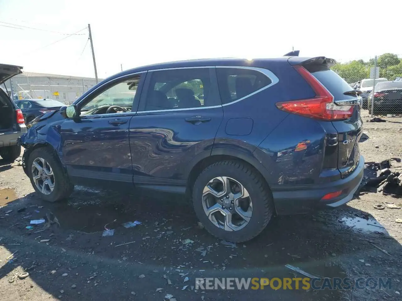 2 Photograph of a damaged car 5J6RW1H54KA041959 HONDA CRV 2019