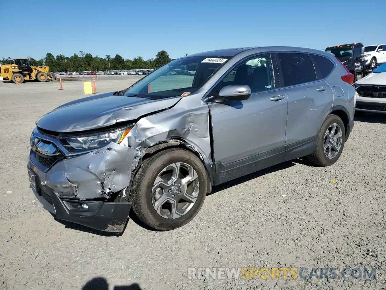 1 Photograph of a damaged car 5J6RW1H54KL007007 HONDA CRV 2019