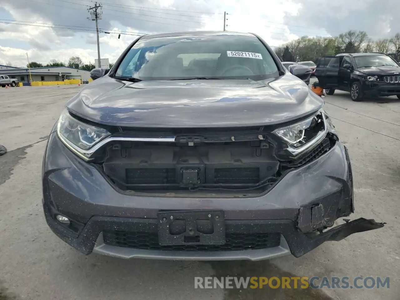 5 Photograph of a damaged car 5J6RW1H55KA035944 HONDA CRV 2019