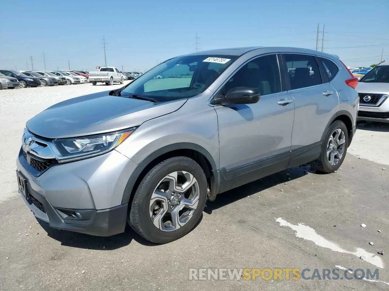 1 Photograph of a damaged car 5J6RW1H55KA037449 HONDA CRV 2019