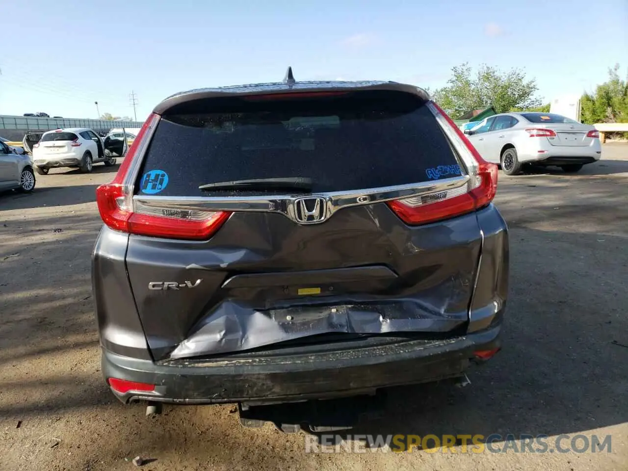 6 Photograph of a damaged car 5J6RW1H57KA033001 HONDA CRV 2019
