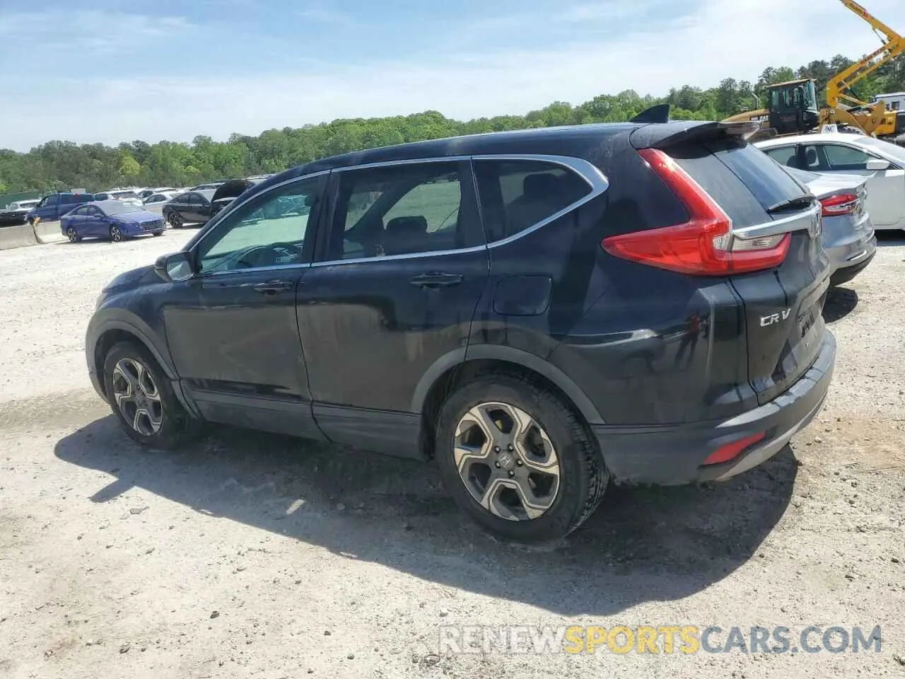 2 Photograph of a damaged car 5J6RW1H58KA005918 HONDA CRV 2019