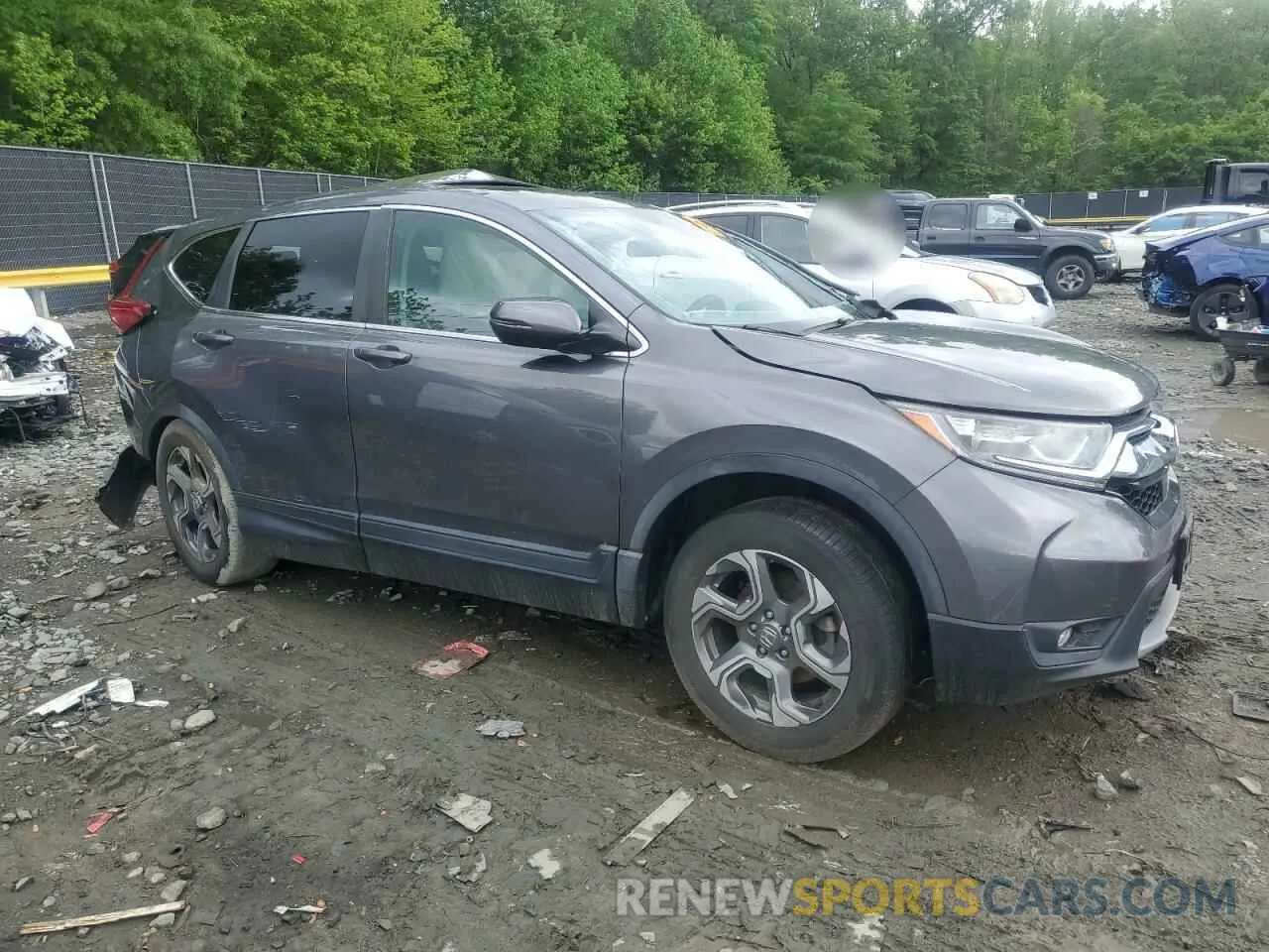 4 Photograph of a damaged car 5J6RW1H59KA005684 HONDA CRV 2019