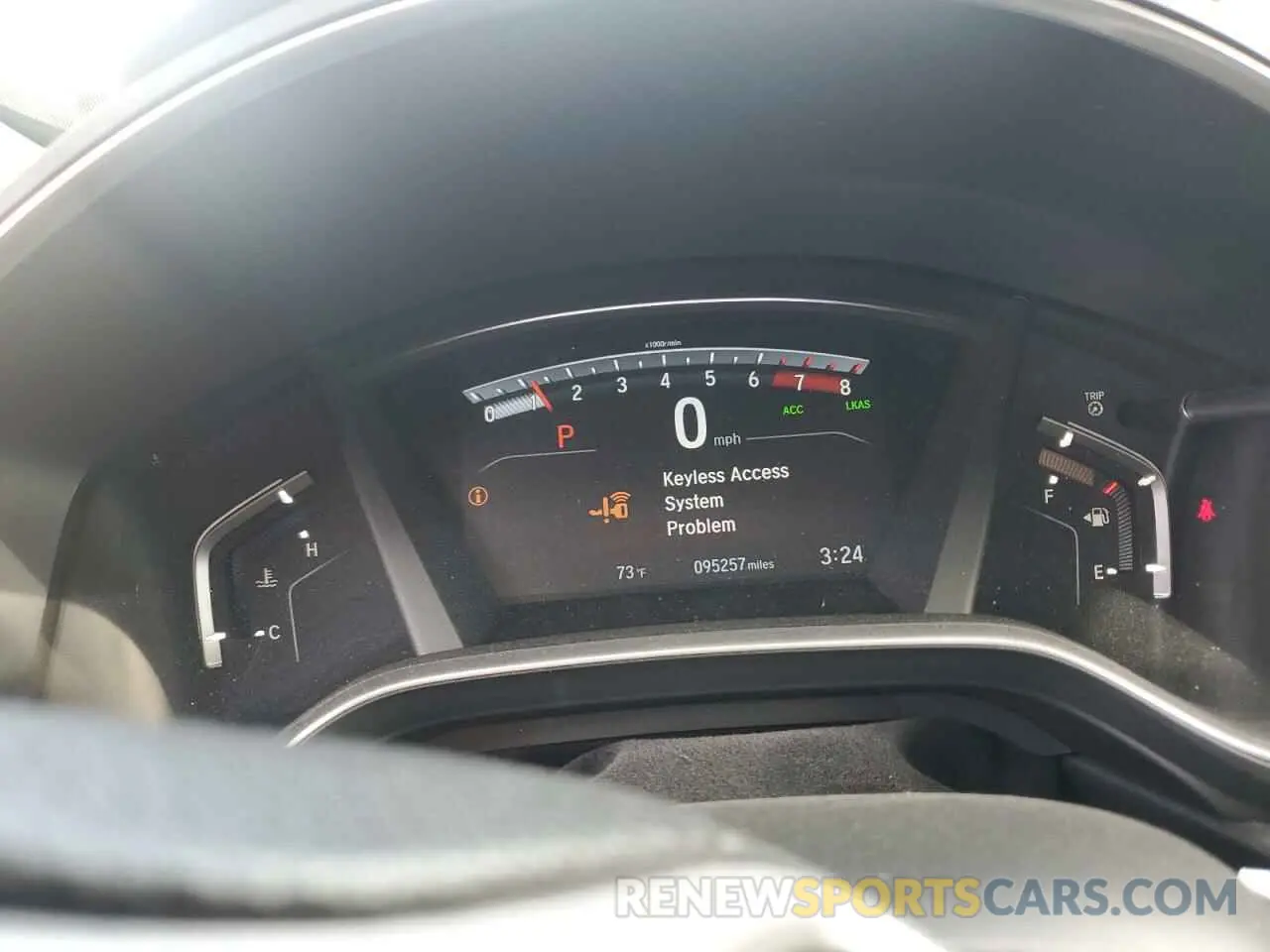 9 Photograph of a damaged car 5J6RW1H59KA012697 HONDA CRV 2019