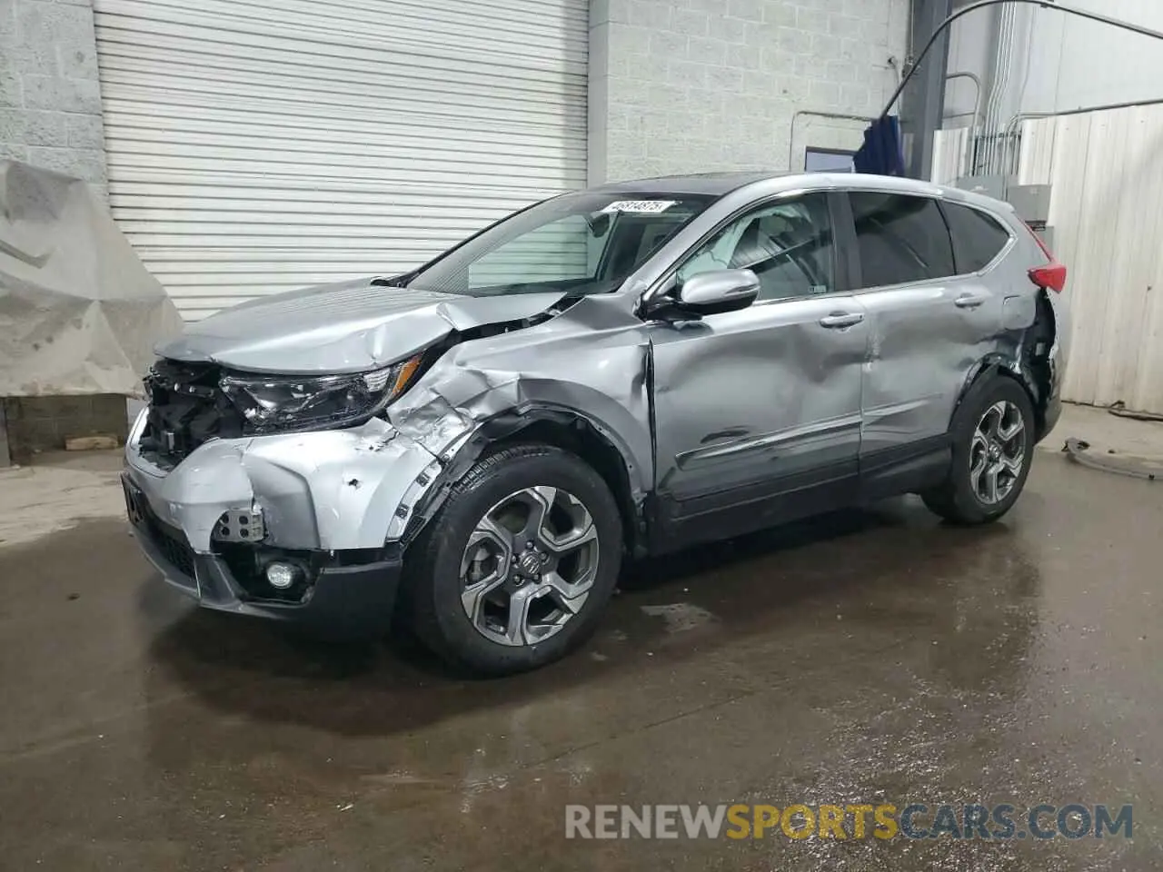 1 Photograph of a damaged car 5J6RW1H83KA012432 HONDA CRV 2019