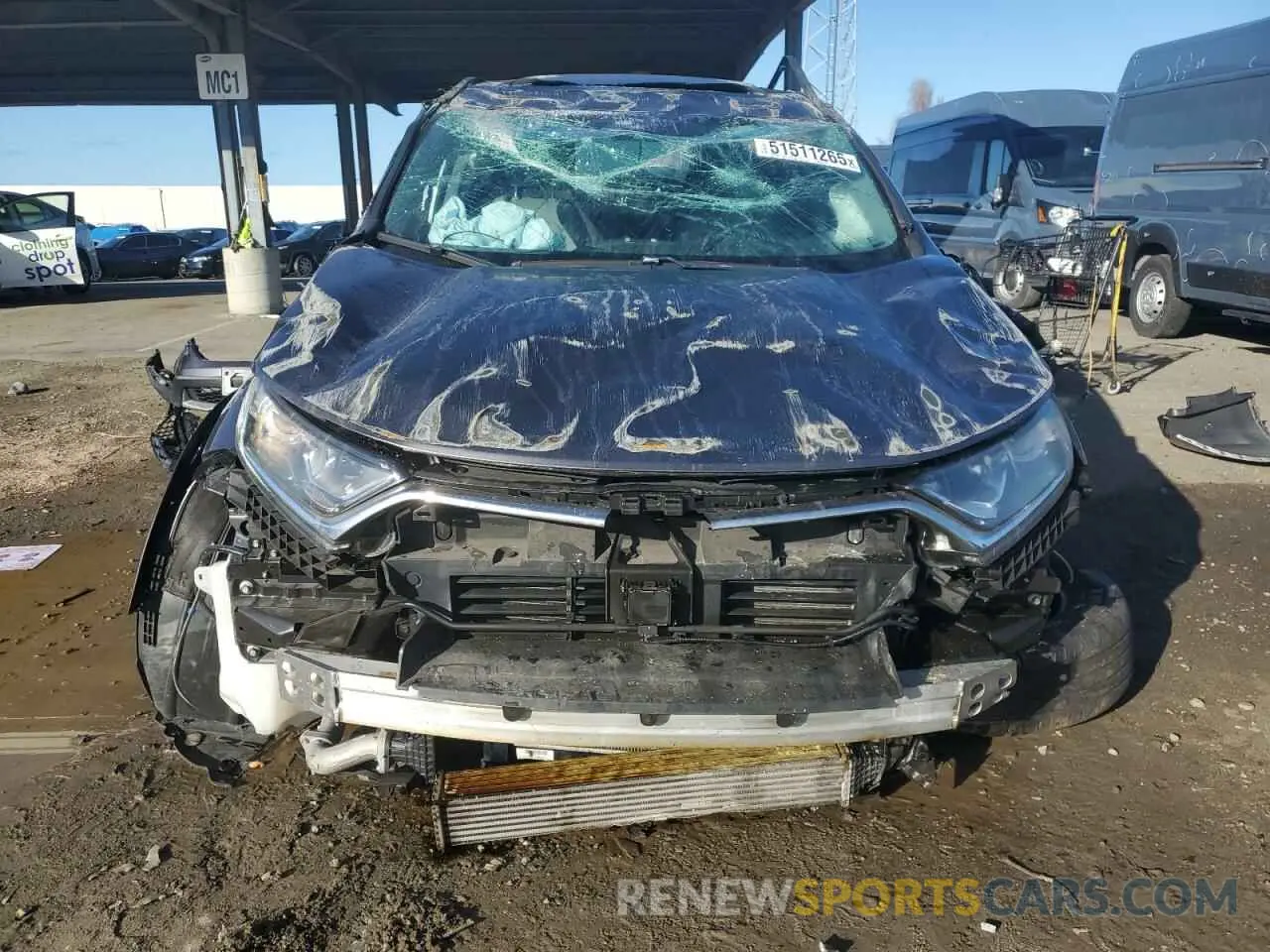 5 Photograph of a damaged car 5J6RW1H83KA036116 HONDA CRV 2019