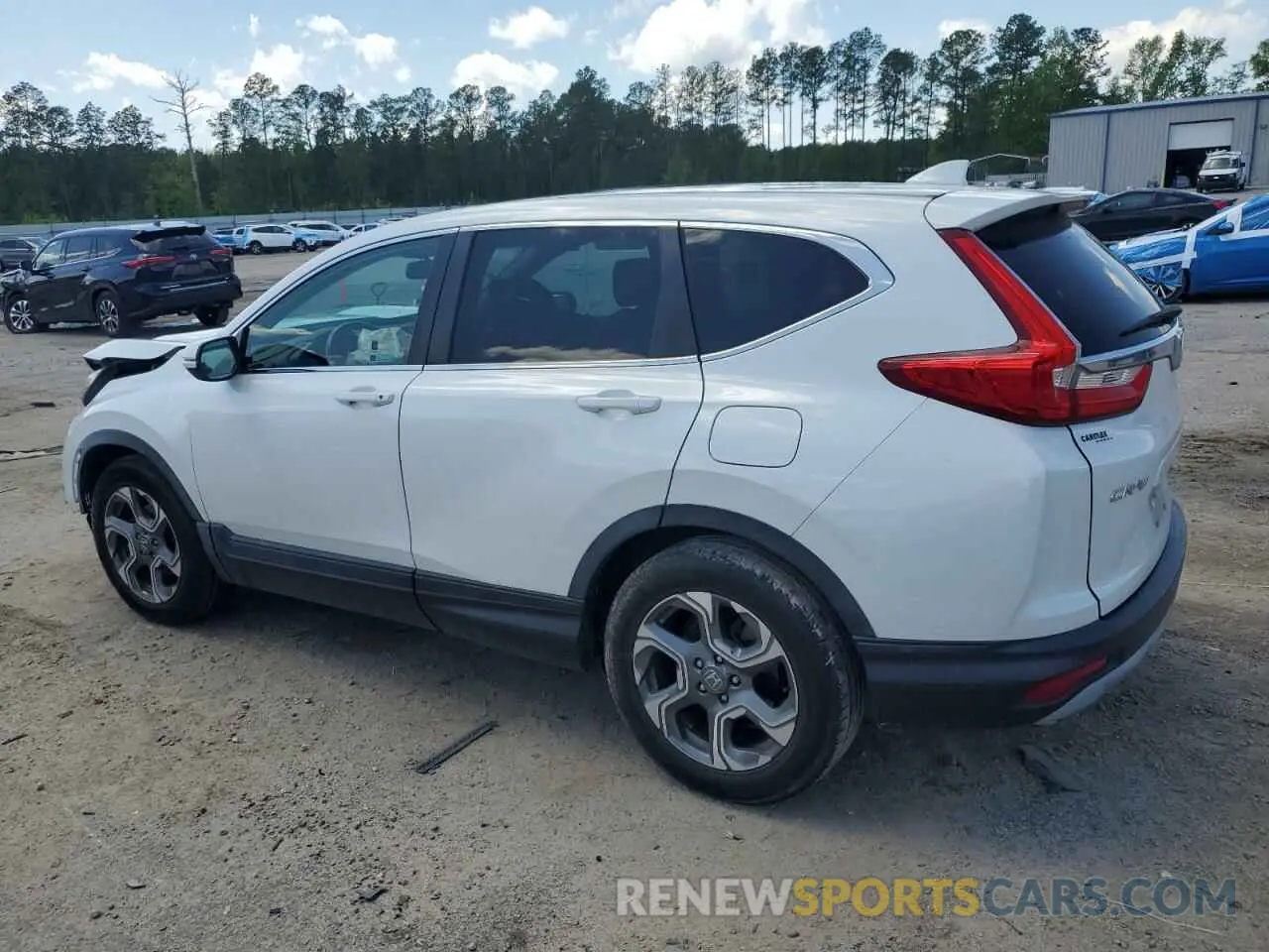 2 Photograph of a damaged car 5J6RW1H84KA016621 HONDA CRV 2019