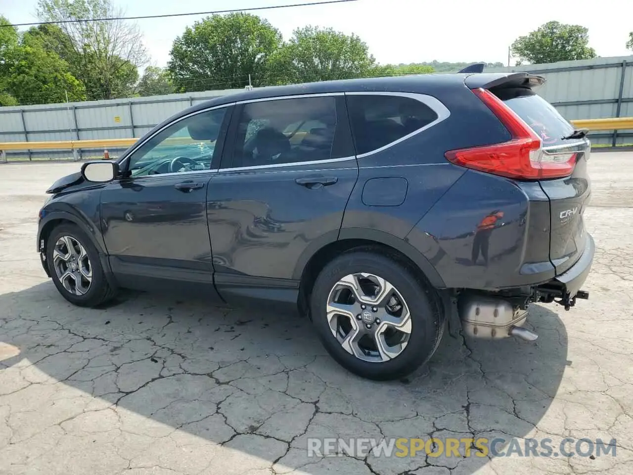 2 Photograph of a damaged car 5J6RW1H84KA027585 HONDA CRV 2019