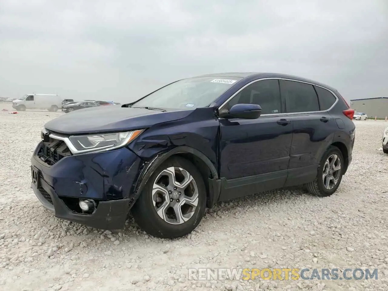1 Photograph of a damaged car 5J6RW1H84KA028655 HONDA CRV 2019