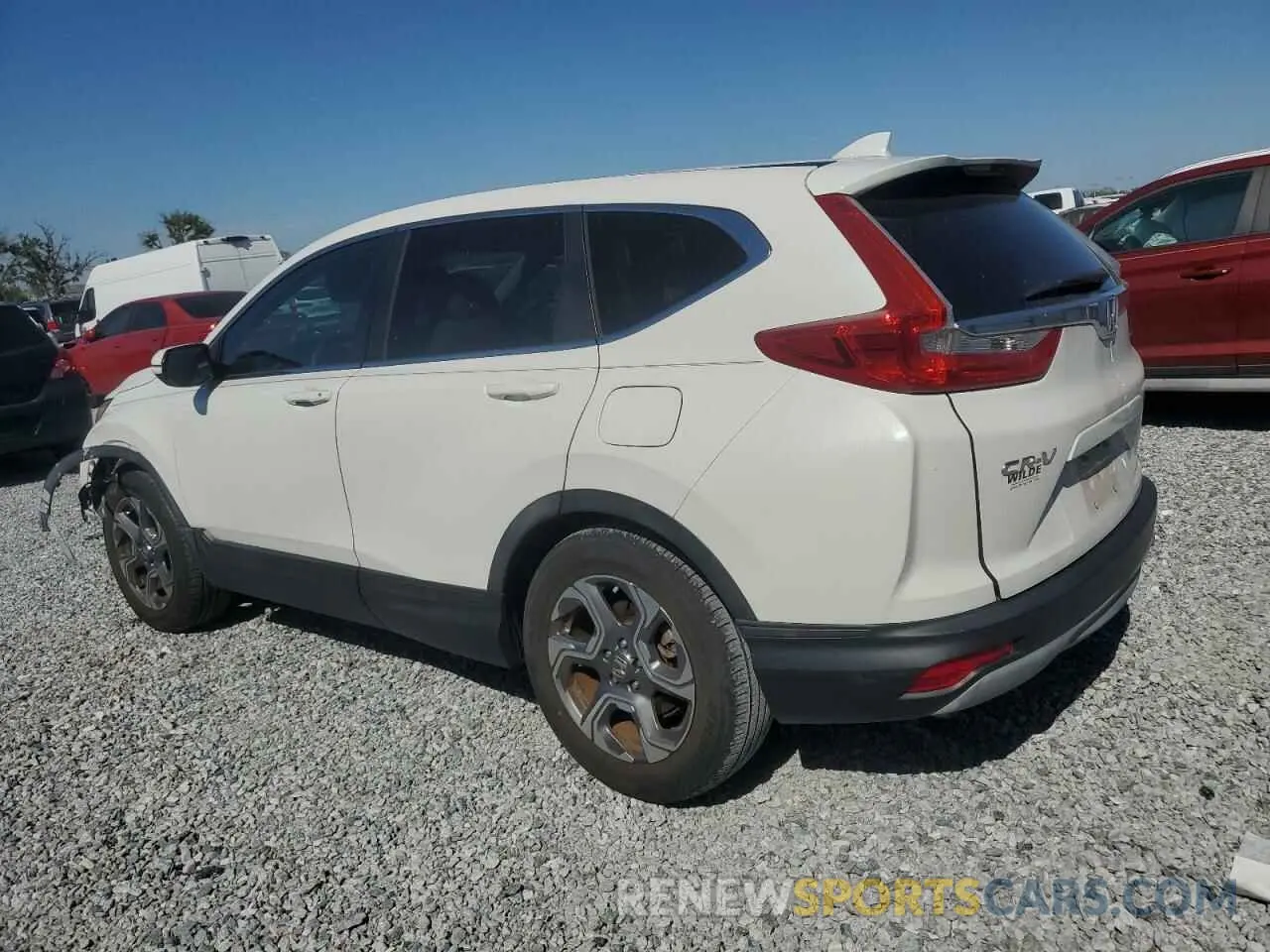 2 Photograph of a damaged car 5J6RW1H85KA041530 HONDA CRV 2019