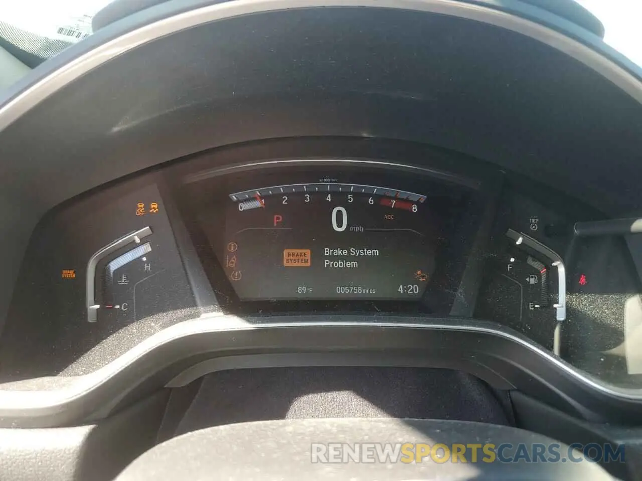9 Photograph of a damaged car 5J6RW1H85KA041530 HONDA CRV 2019