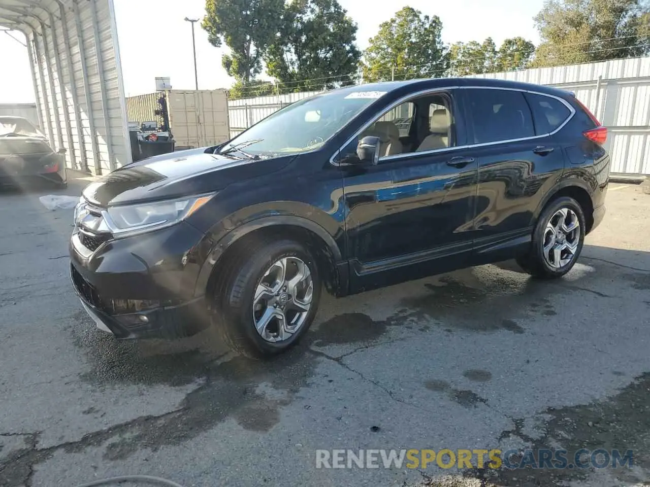 1 Photograph of a damaged car 5J6RW1H85KA047781 HONDA CRV 2019