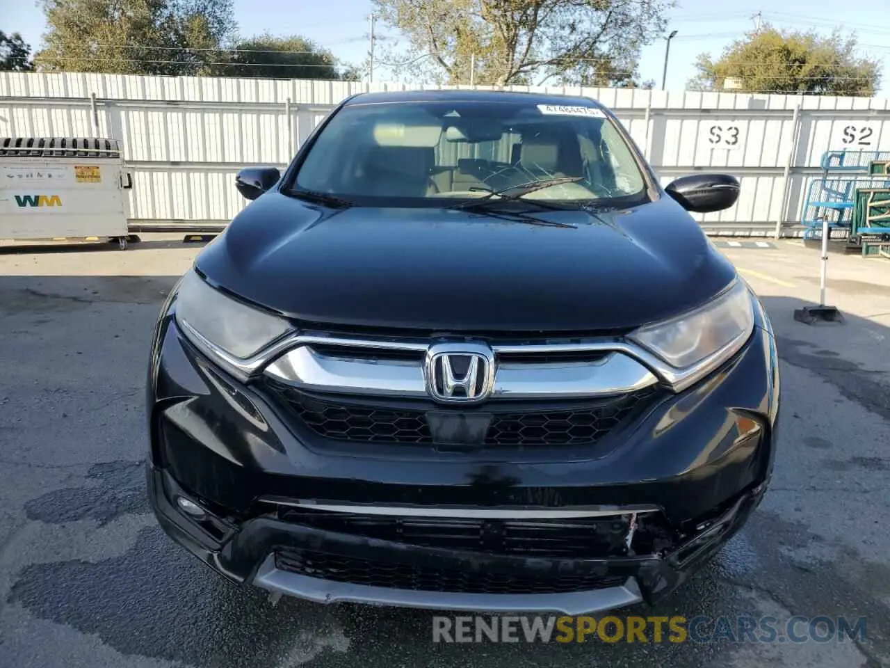 5 Photograph of a damaged car 5J6RW1H85KA047781 HONDA CRV 2019