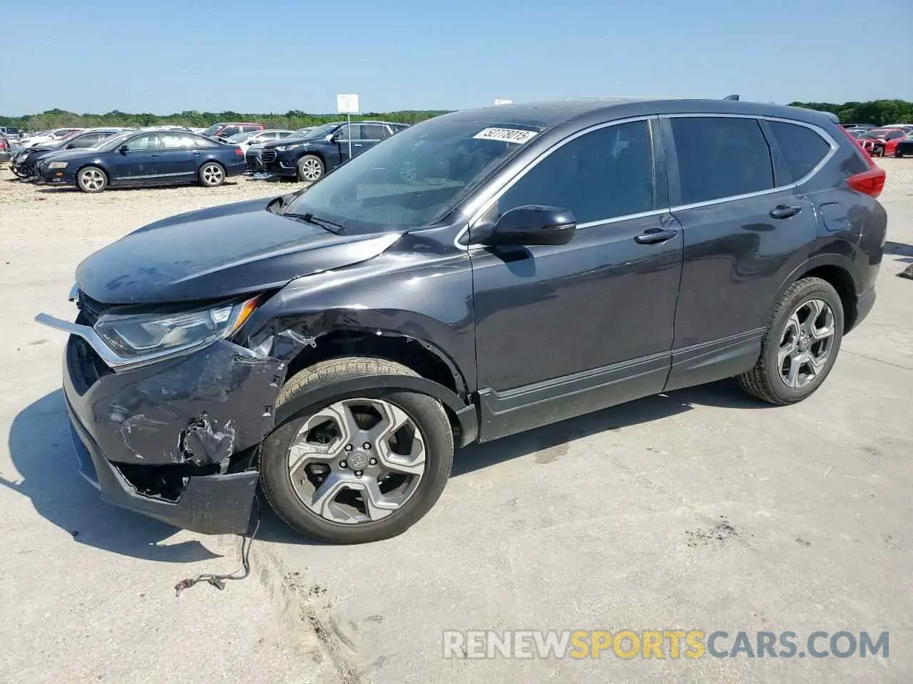 1 Photograph of a damaged car 5J6RW1H86KA006480 HONDA CRV 2019