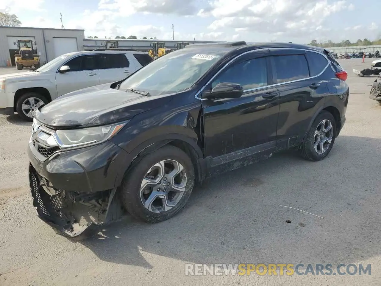 1 Photograph of a damaged car 5J6RW1H86KA031993 HONDA CRV 2019