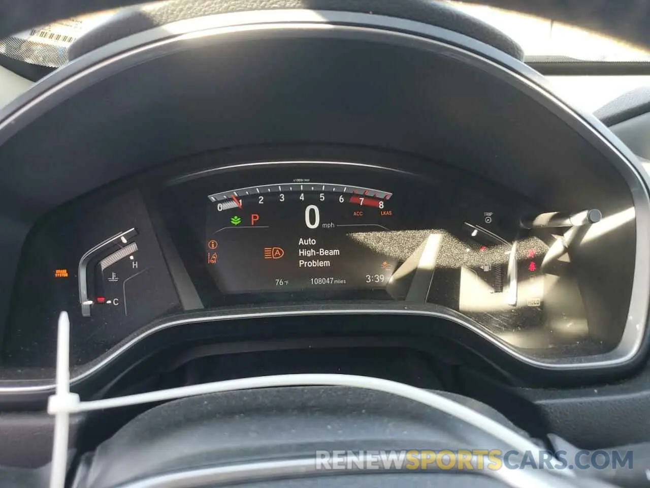 9 Photograph of a damaged car 5J6RW1H88KL003553 HONDA CRV 2019