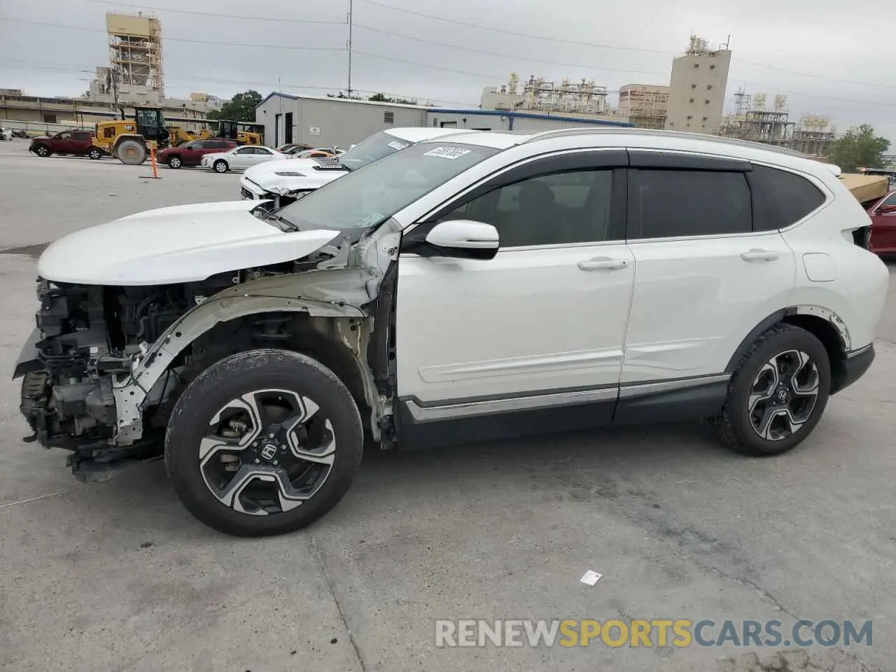 1 Photograph of a damaged car 5J6RW1H90KL001563 HONDA CRV 2019