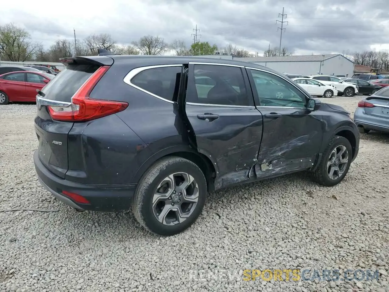 3 Photograph of a damaged car 5J6RW2H50KA015283 HONDA CRV 2019