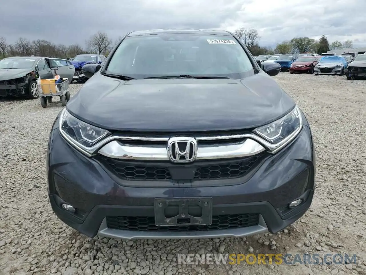 5 Photograph of a damaged car 5J6RW2H50KA015283 HONDA CRV 2019