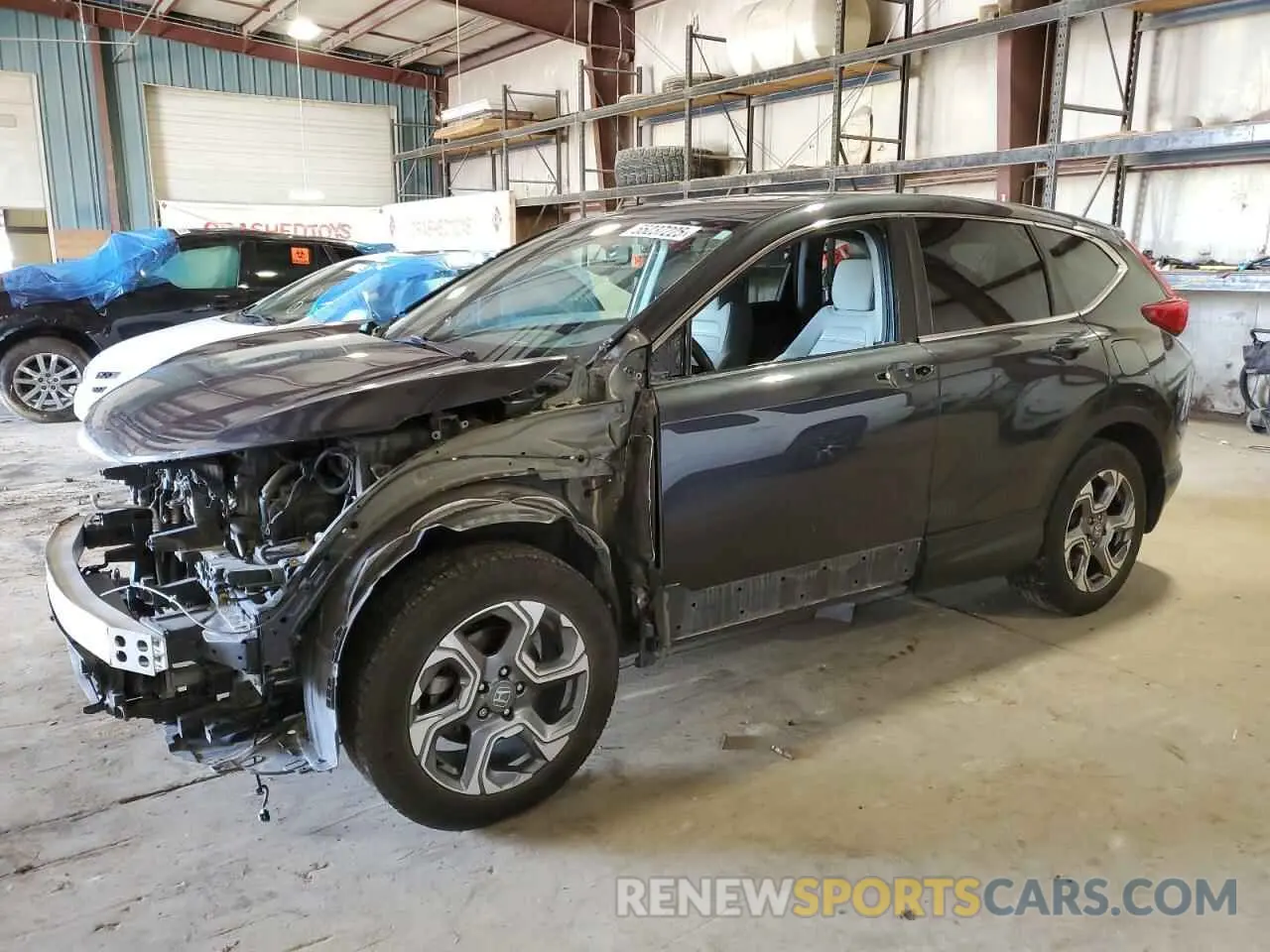 1 Photograph of a damaged car 5J6RW2H50KL030337 HONDA CRV 2019