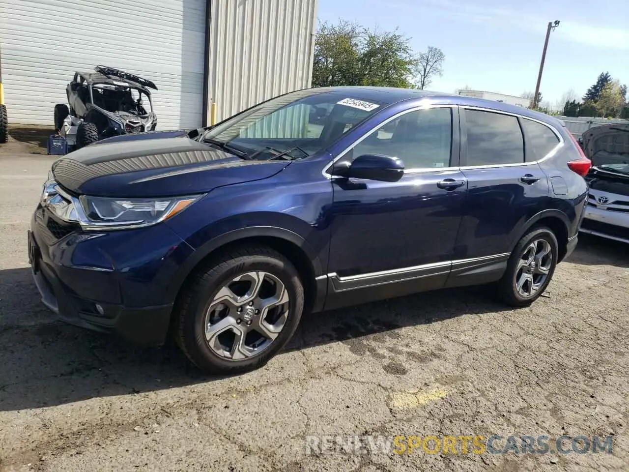 1 Photograph of a damaged car 5J6RW2H51KA000081 HONDA CRV 2019