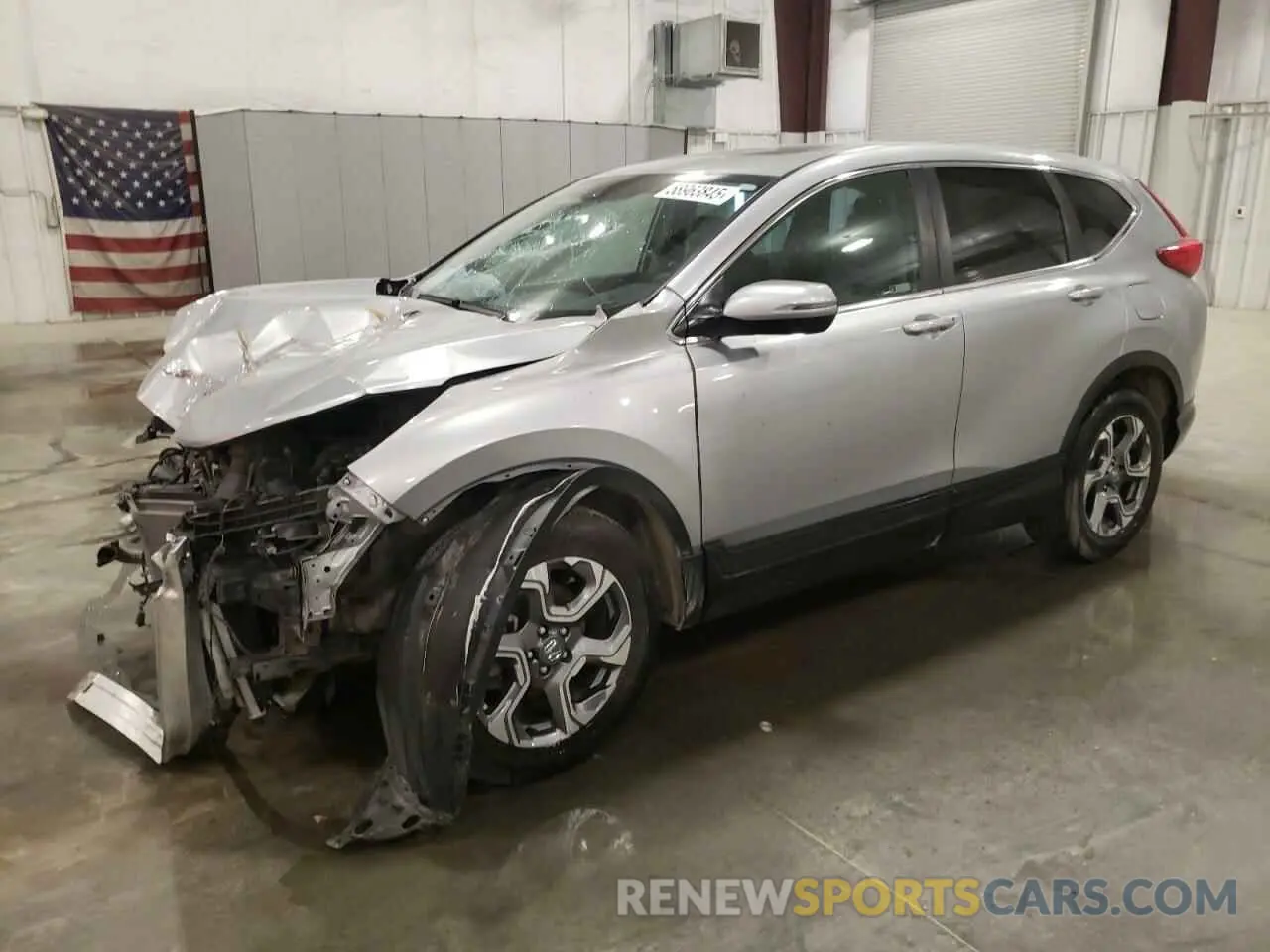 1 Photograph of a damaged car 5J6RW2H51KL000523 HONDA CRV 2019