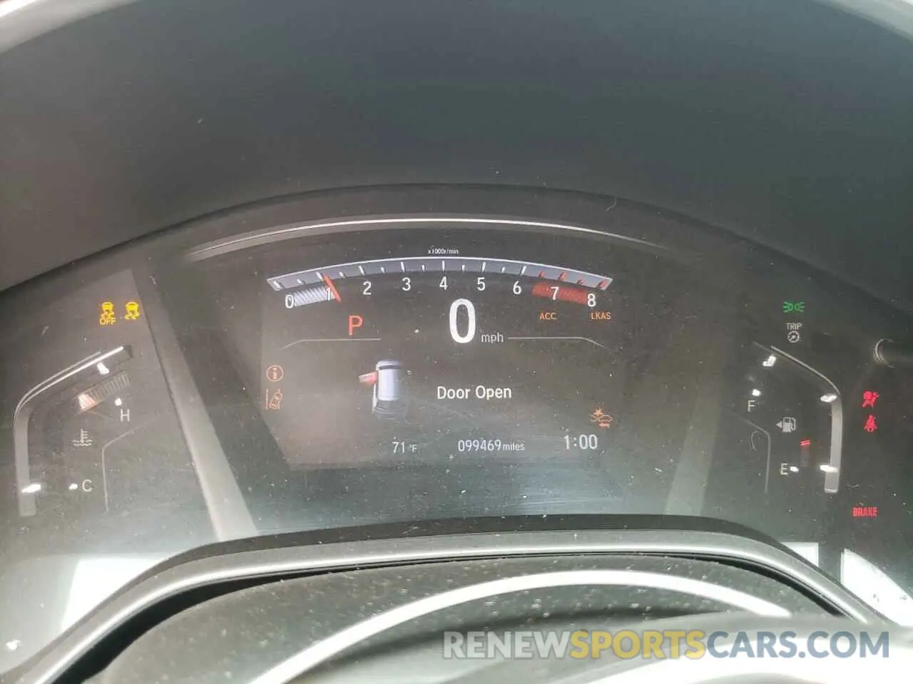 9 Photograph of a damaged car 5J6RW2H51KL000523 HONDA CRV 2019