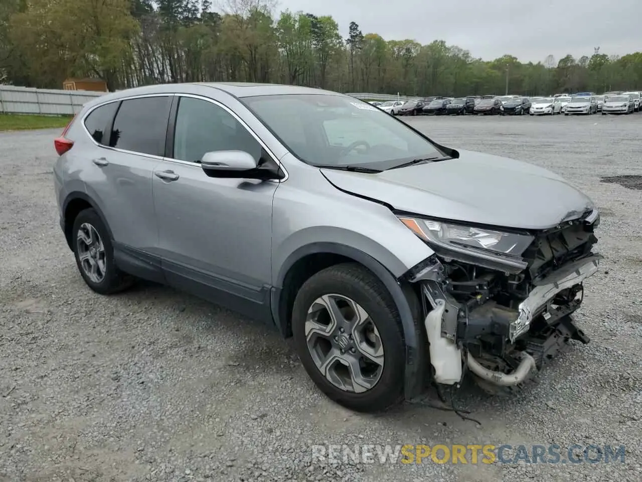 4 Photograph of a damaged car 5J6RW2H51KL010453 HONDA CRV 2019