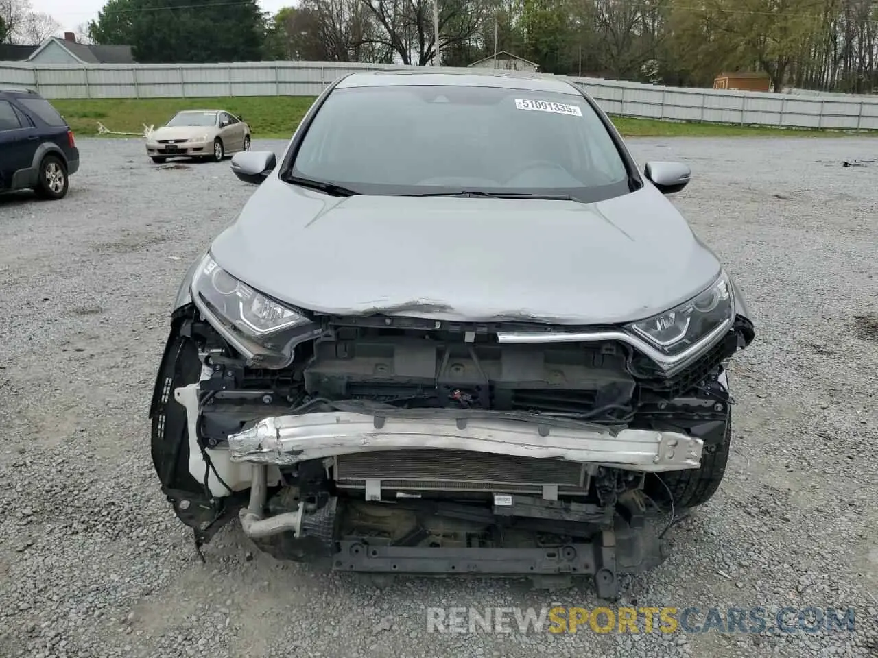 5 Photograph of a damaged car 5J6RW2H51KL010453 HONDA CRV 2019