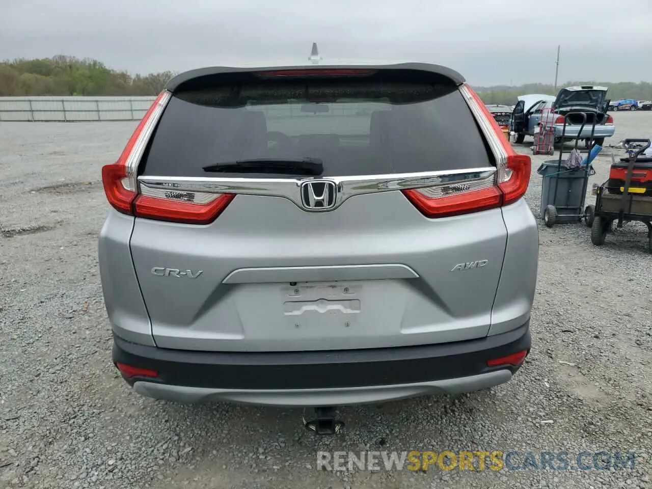 6 Photograph of a damaged car 5J6RW2H51KL010453 HONDA CRV 2019