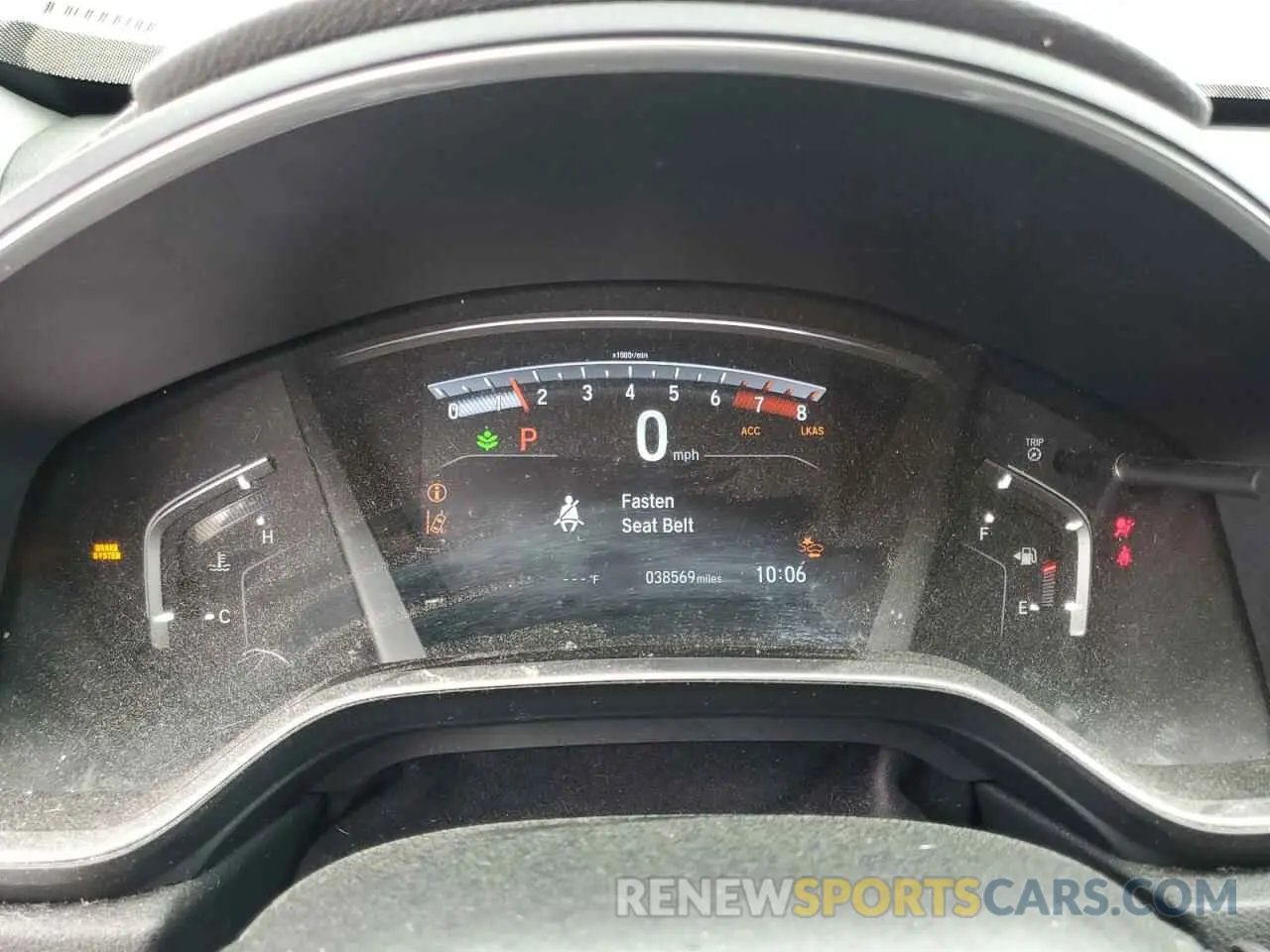 9 Photograph of a damaged car 5J6RW2H51KL010453 HONDA CRV 2019