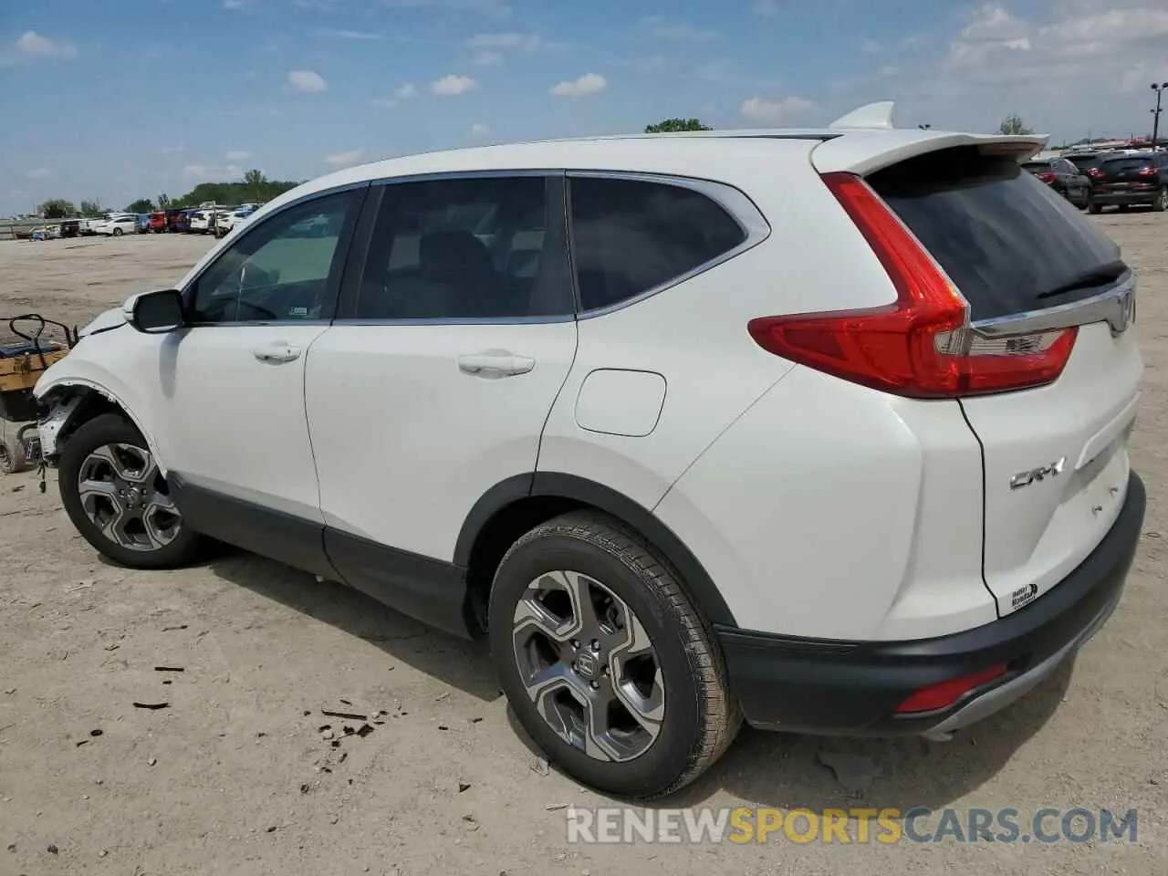 2 Photograph of a damaged car 5J6RW2H52KA014555 HONDA CRV 2019