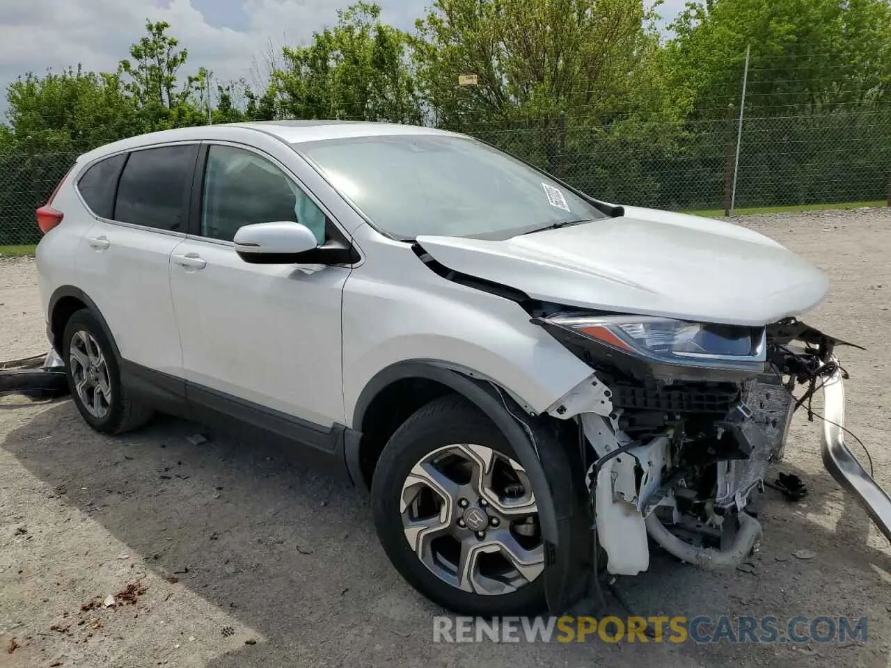 4 Photograph of a damaged car 5J6RW2H52KA014555 HONDA CRV 2019