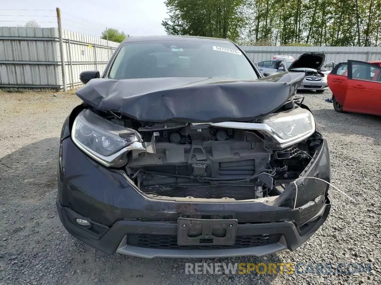 5 Photograph of a damaged car 5J6RW2H53KA011390 HONDA CRV 2019