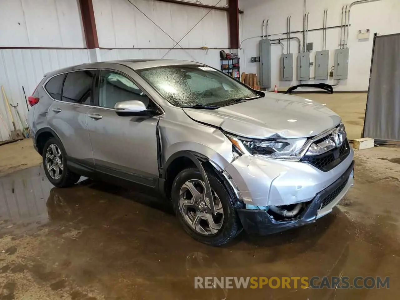 4 Photograph of a damaged car 5J6RW2H54KA019689 HONDA CRV 2019
