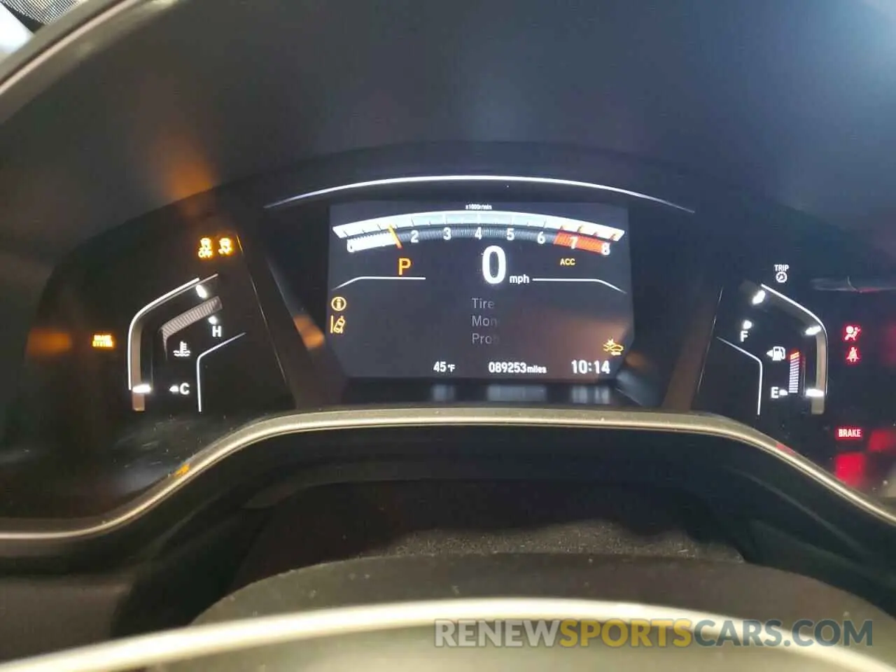 9 Photograph of a damaged car 5J6RW2H54KA019689 HONDA CRV 2019