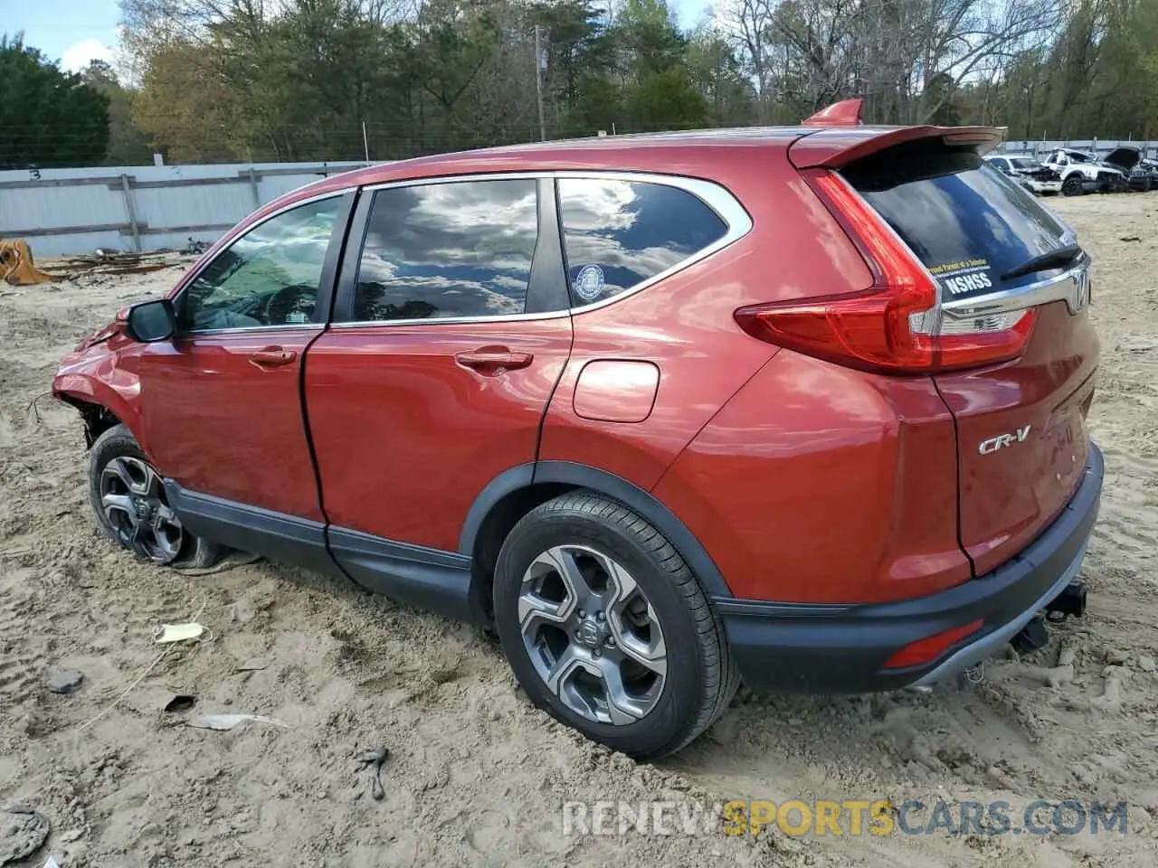 2 Photograph of a damaged car 5J6RW2H54KL017199 HONDA CRV 2019